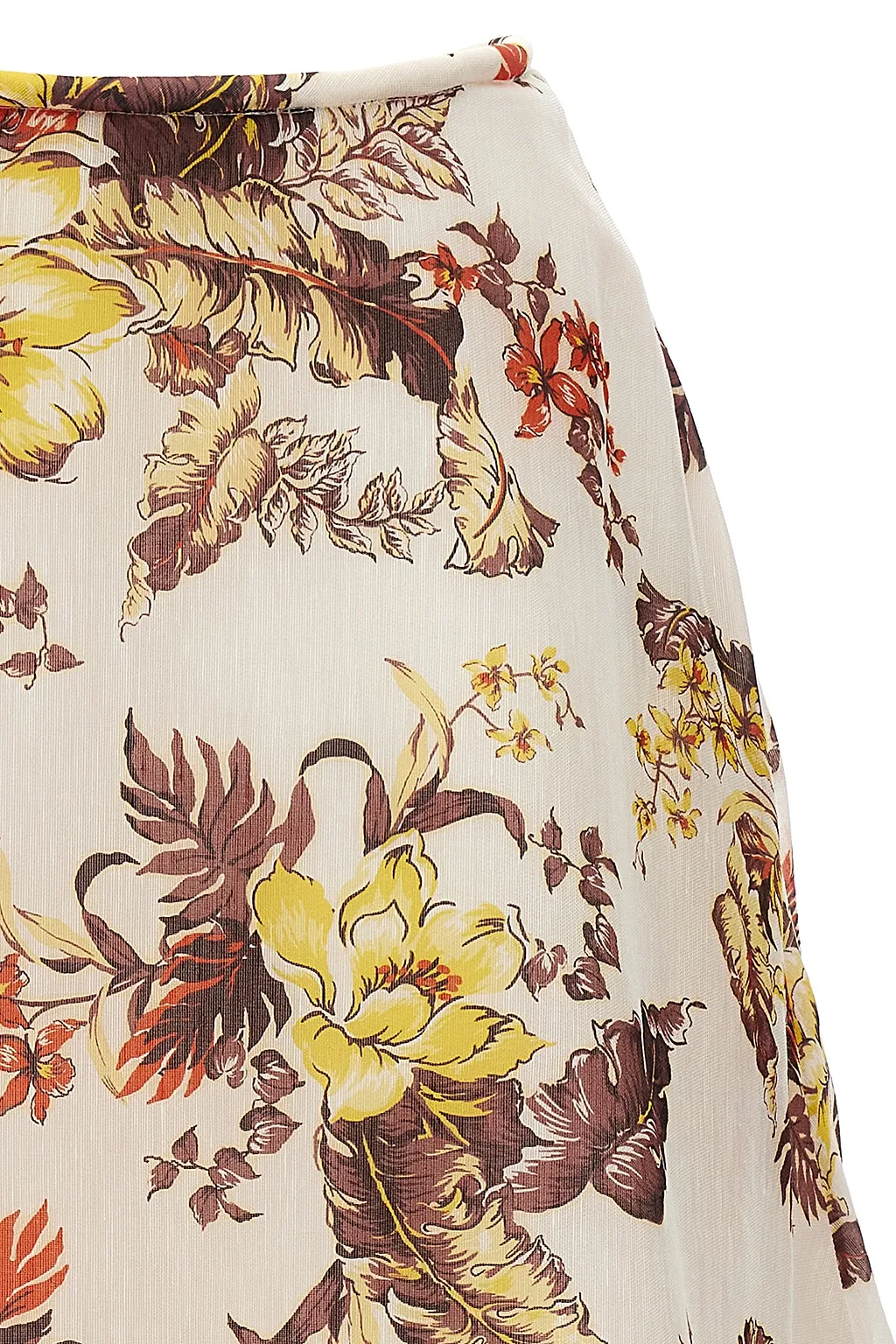 Zimmermann Matchmaker Floral Printed High Waist Skirt
