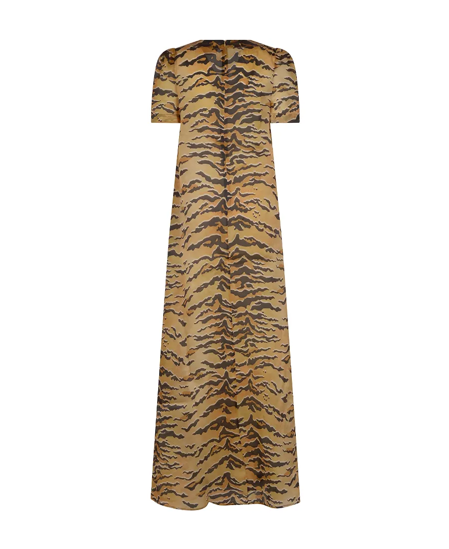 Zimmermann Matchmaker Short Sleeve Maxi Dress
