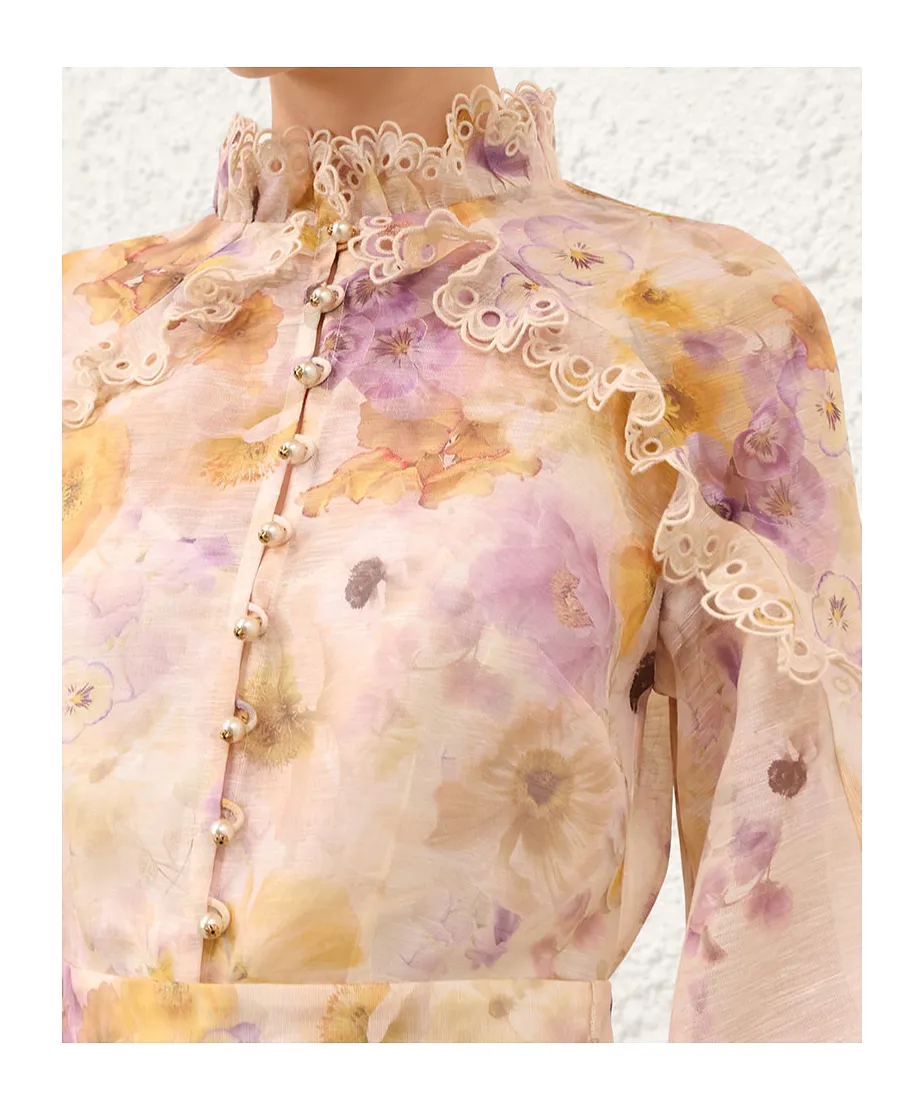 Zimmermann Memento Embroidered Blouse