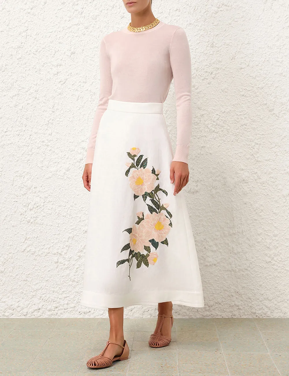 Zimmermann Natura Flared Skirt