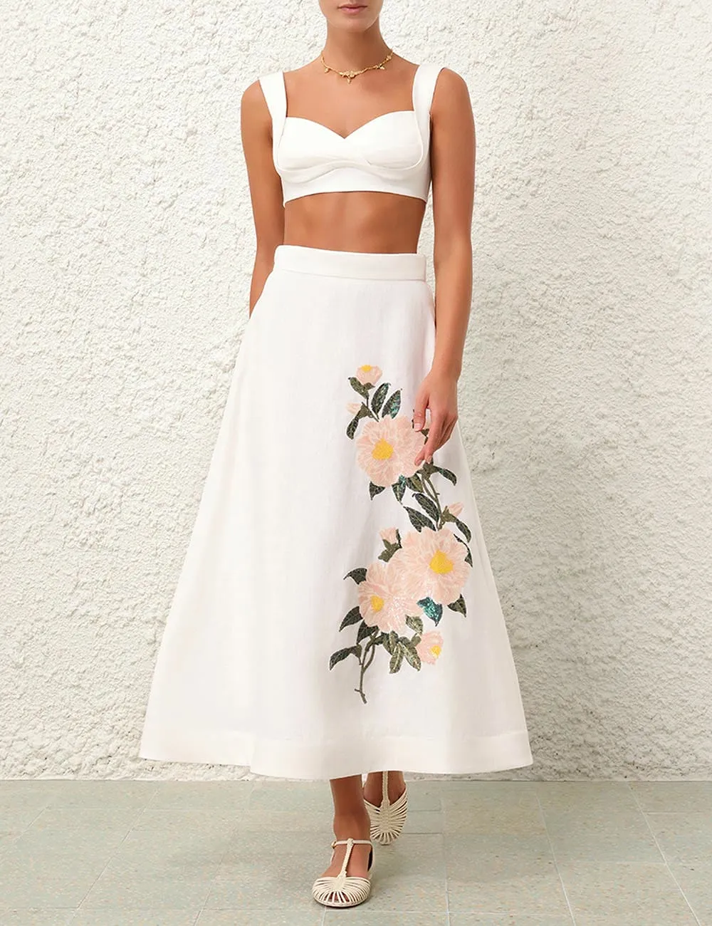 Zimmermann Natura Flared Skirt