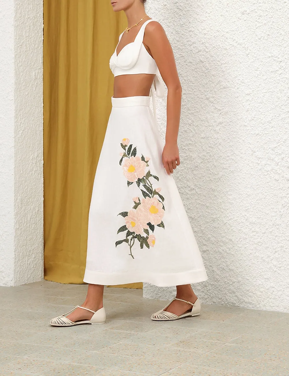 Zimmermann Natura Flared Skirt
