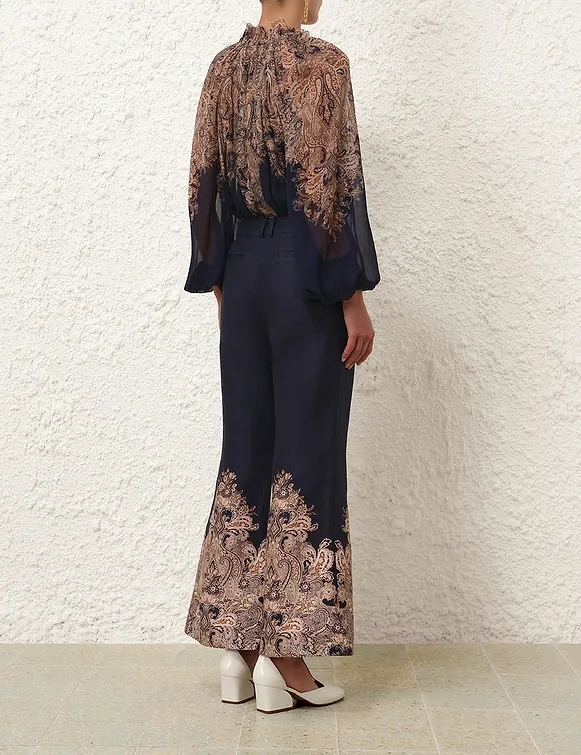 Zimmermann Paisley Printed Flared Pants