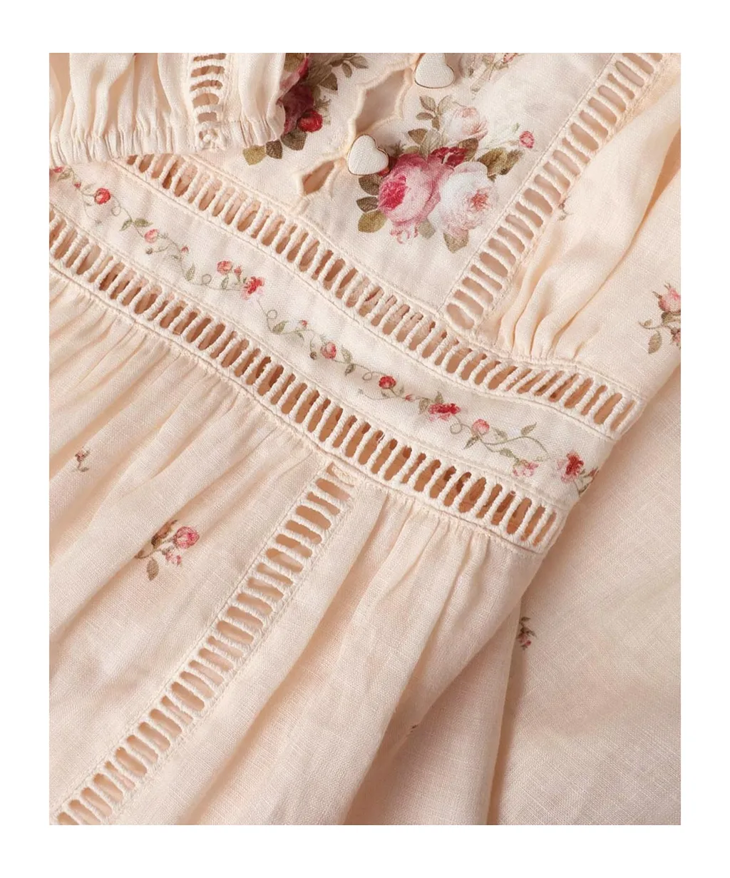 Zimmermann Patience Plunge Midi Dress