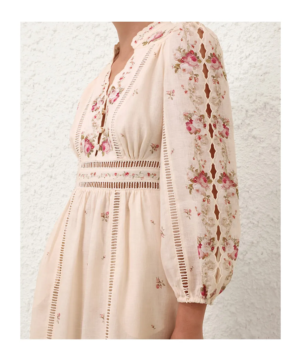 Zimmermann Patience Plunge Midi Dress
