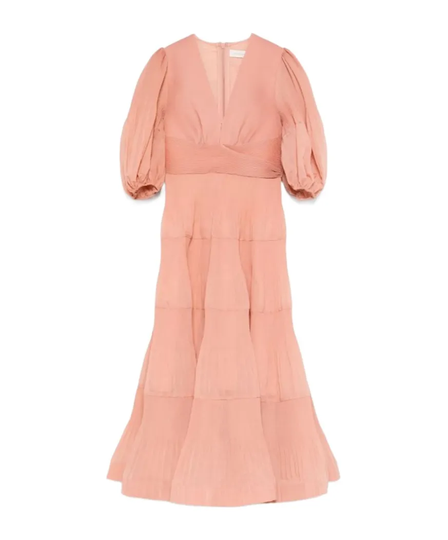 Zimmermann Pleated Midi Dress