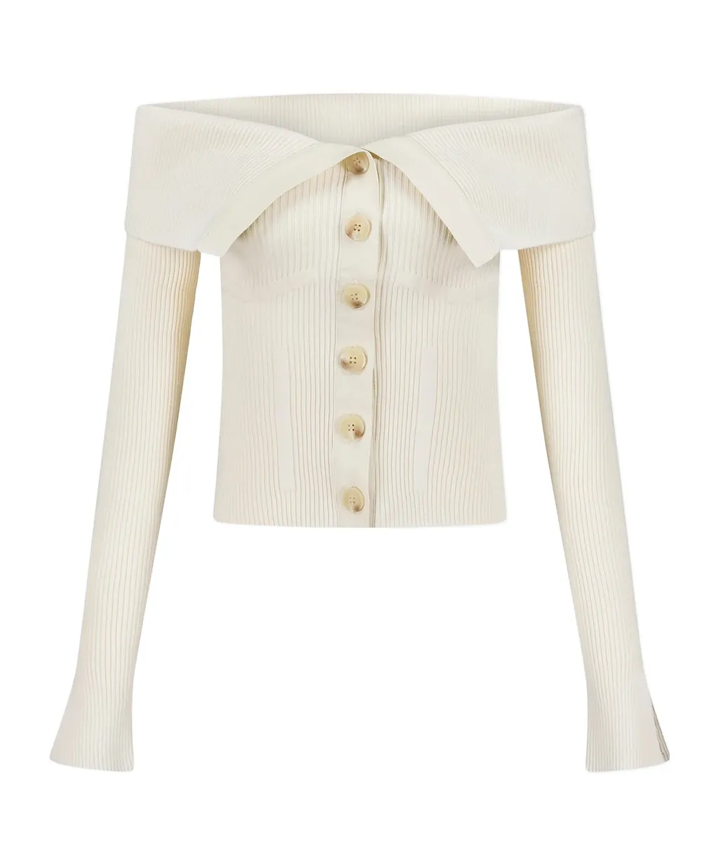 Zimmermann Rebellion Bandeau Knitted Cardigan