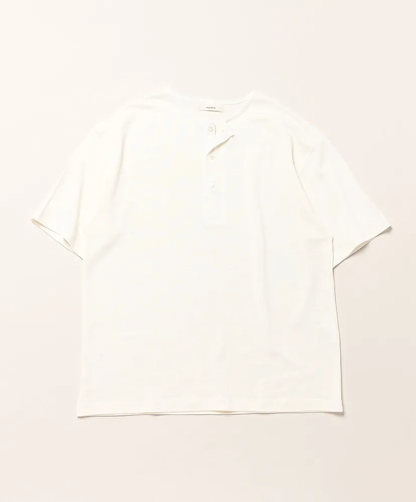 10Oz Henley Neck Pullover