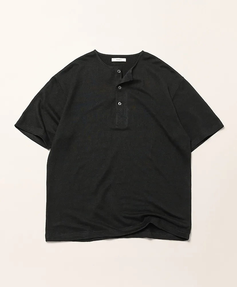 10Oz Henley Neck Pullover
