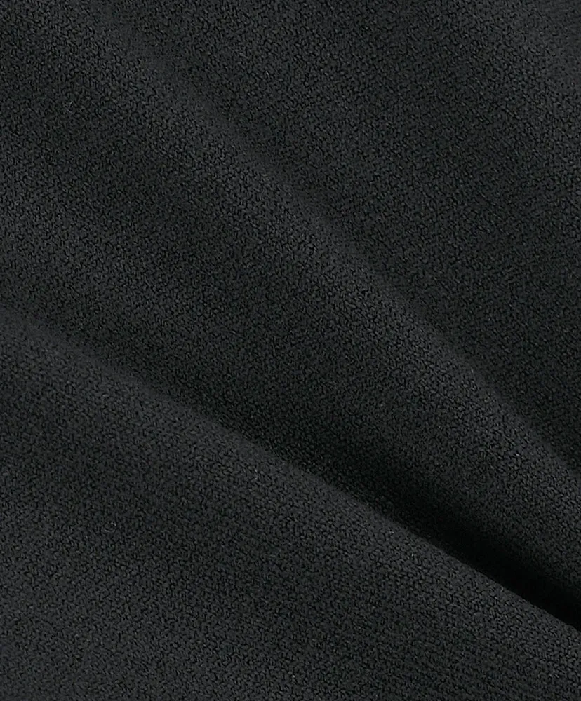 Half Zip-Up Knit Hoodie