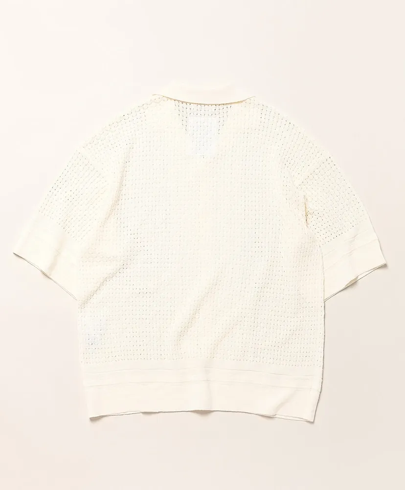 12 Gauge Knit Open Collar Shirt