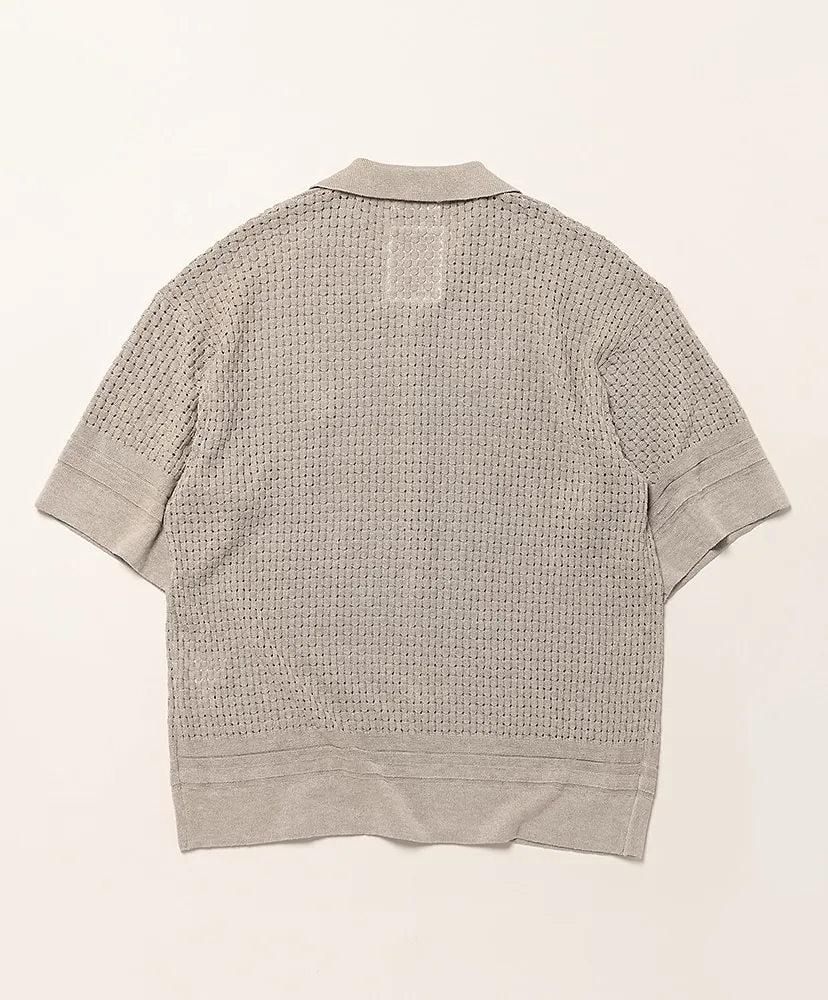12 Gauge Knit Open Collar Shirt
