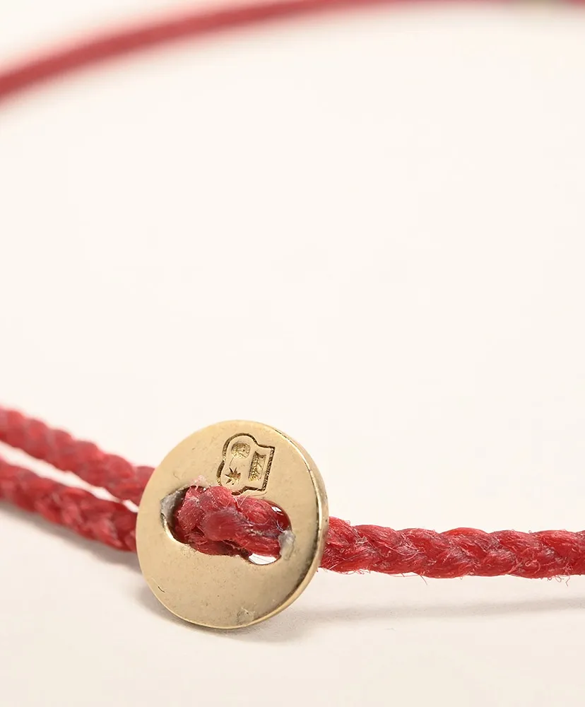 Signiture Thin Cord Anklet Yb