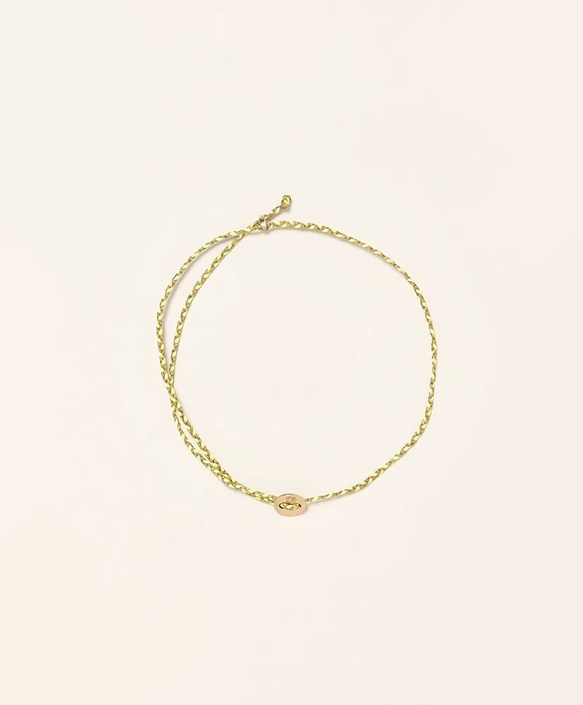 Signiture Thin Cord Anklet Yb