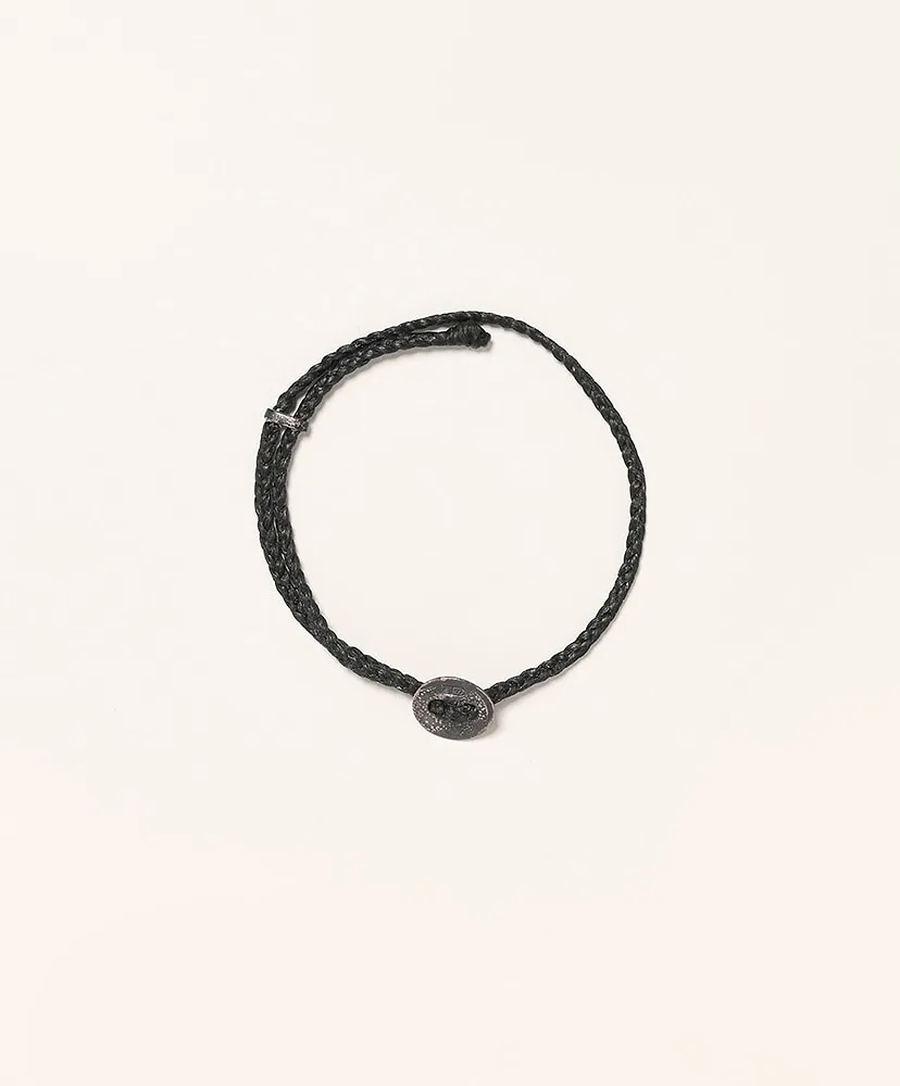 Signiture Thick Cord Bracelet Ss