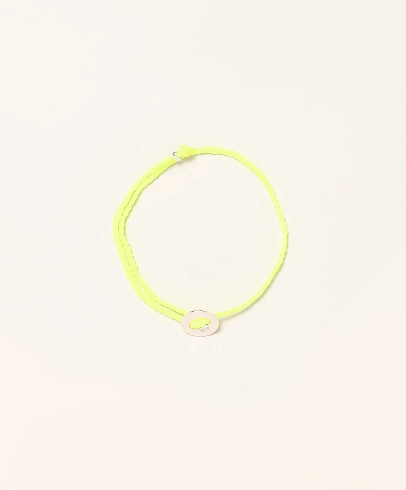 Signiture Thick Cord Bracelet Ss