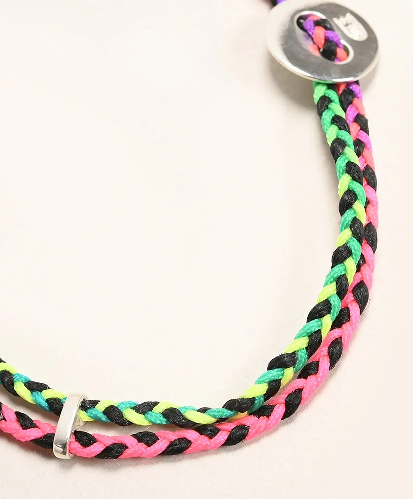 Signiture Thick Cord Bracelet Ss