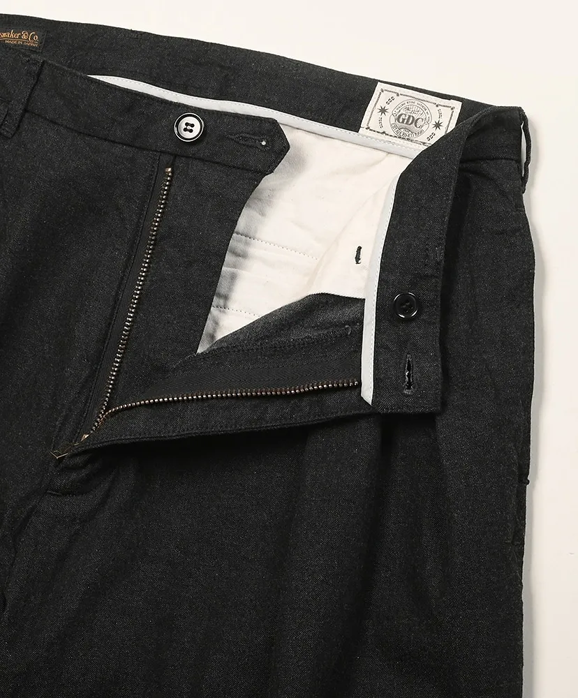 Big Denim Tuck Trousers
