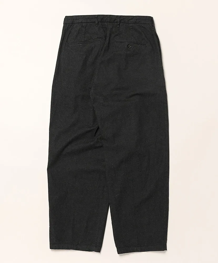 Big Denim Tuck Trousers