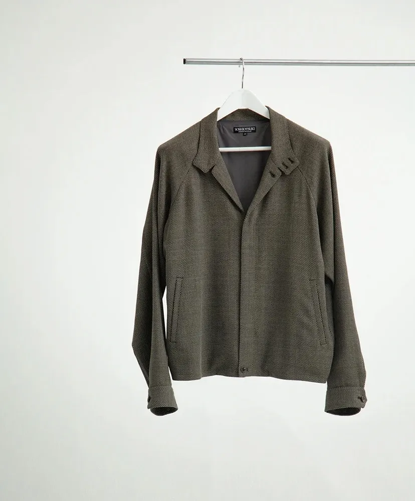 Wool Dobby Trucker Jacket