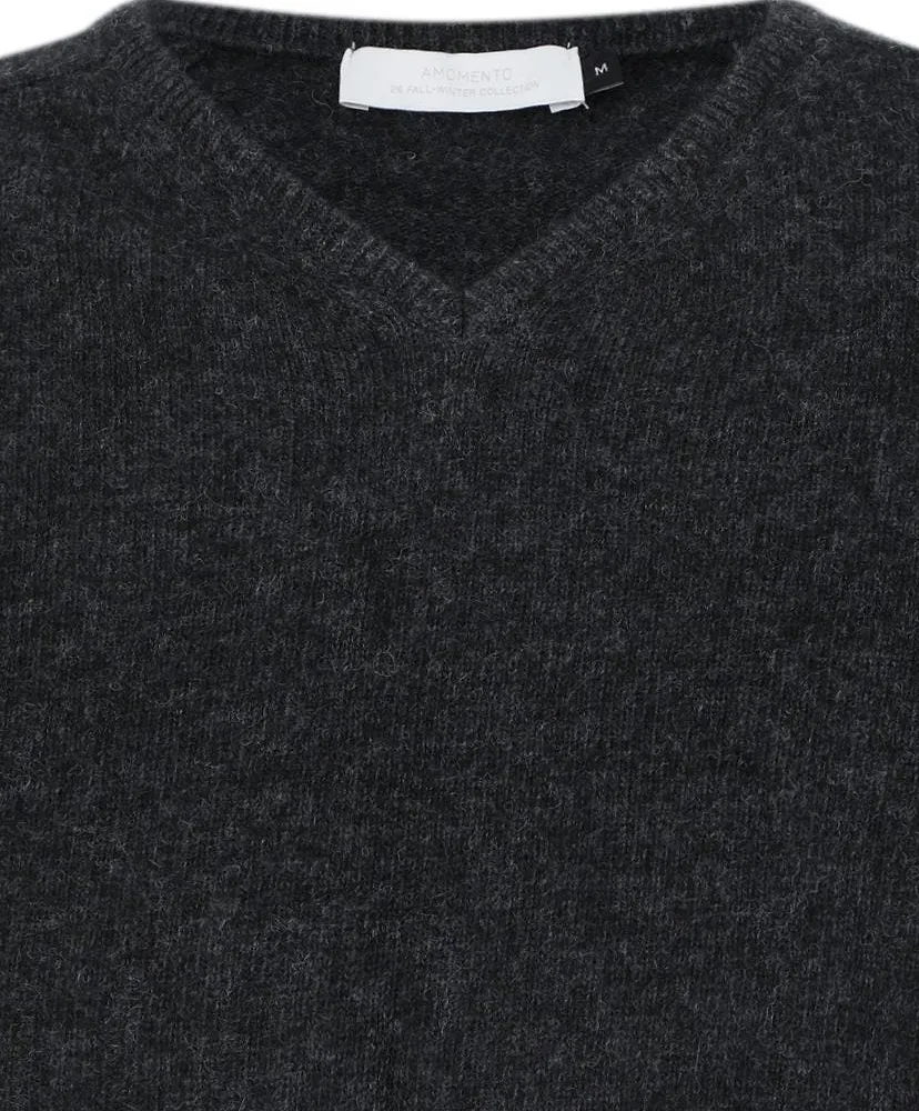 Racoon V-Neck Knit