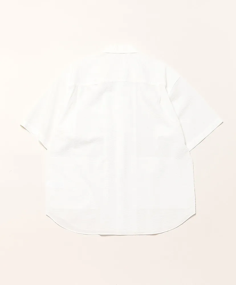 Seersucker Short Sleeve Work Shirt