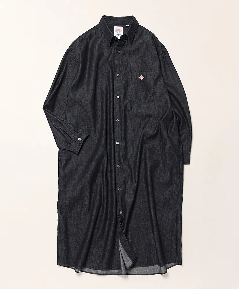 Regular Collar Shirt Dress