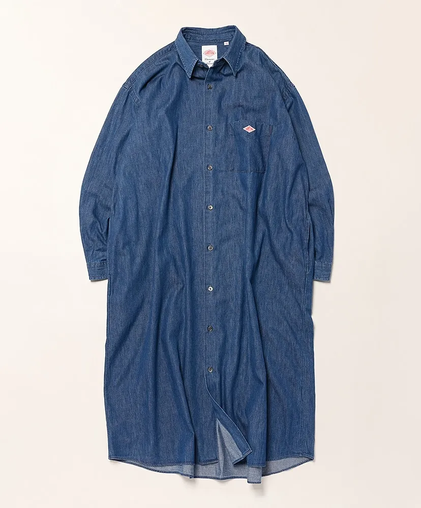 Regular Collar Shirt Dress