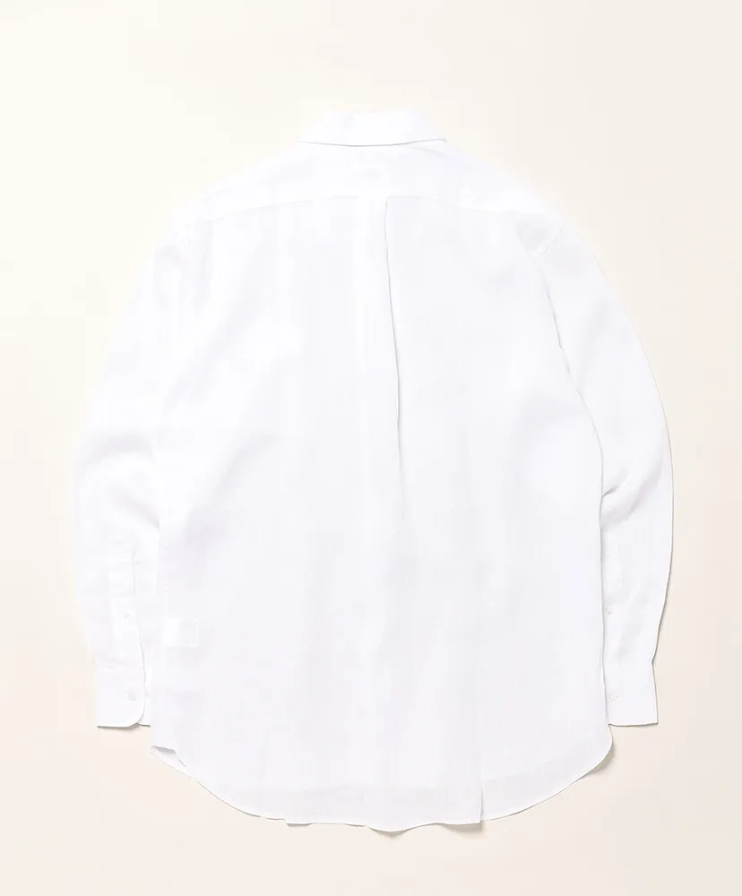 Button Down Shirts Linen Solid