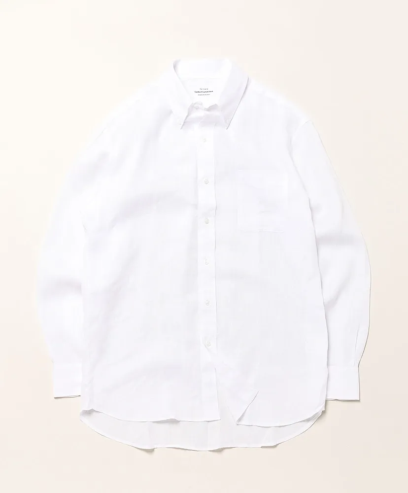 Button Down Shirts Linen Solid