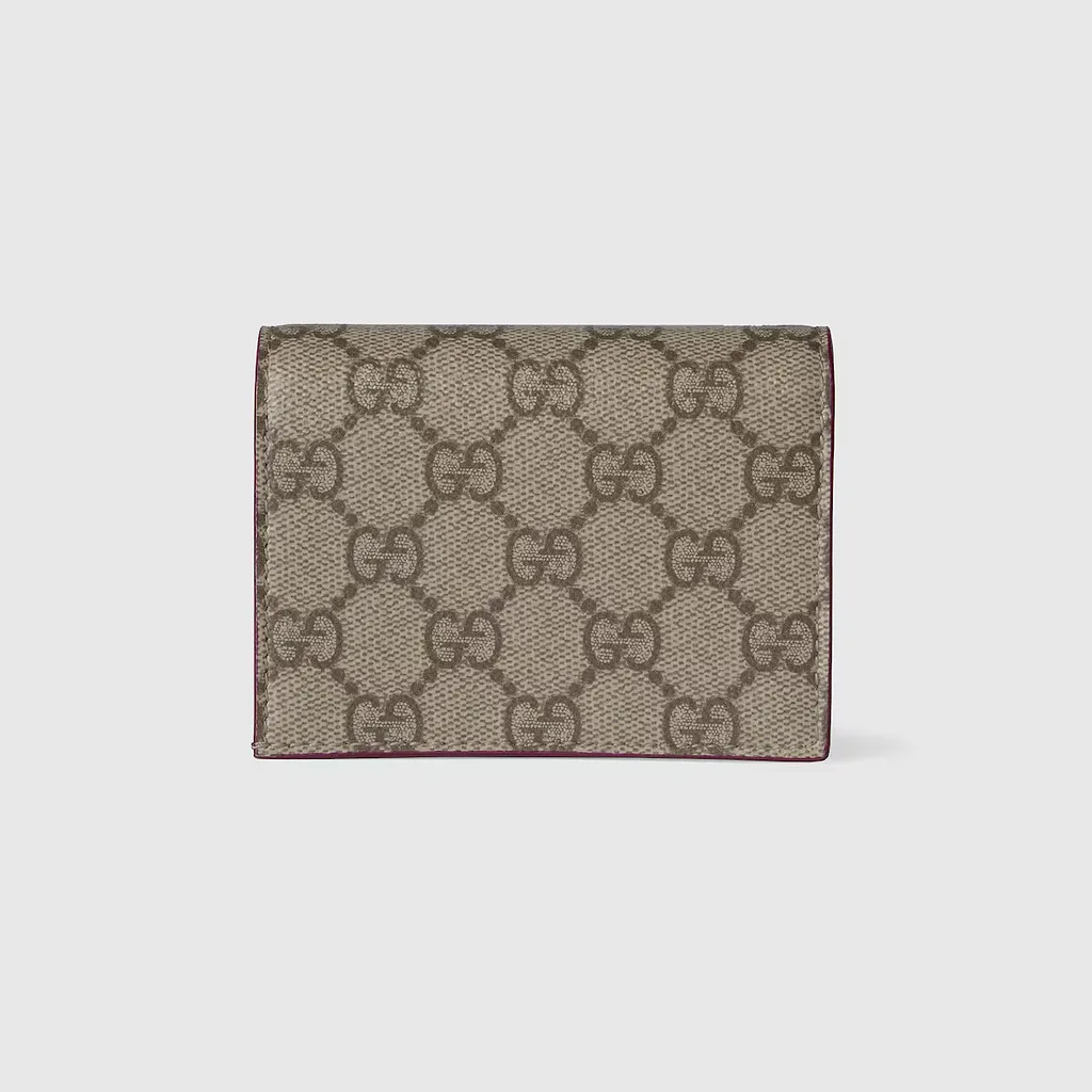 Gg Small Wallet With Owl Detail
