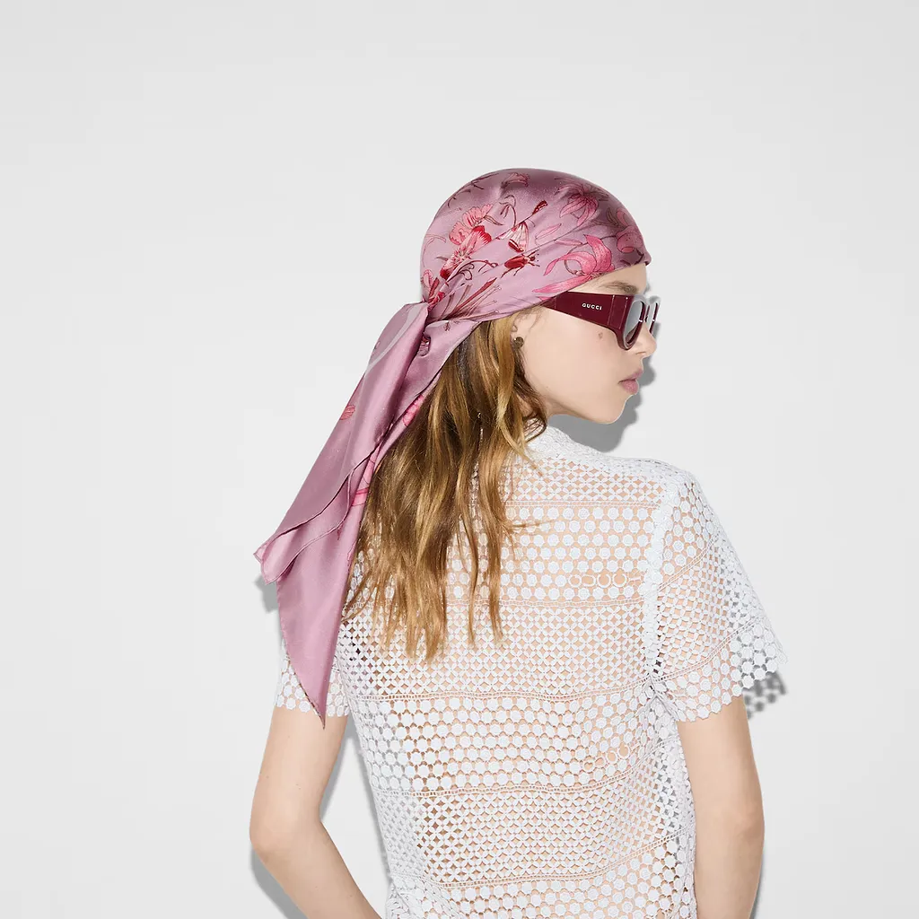 Printed Silk Carré