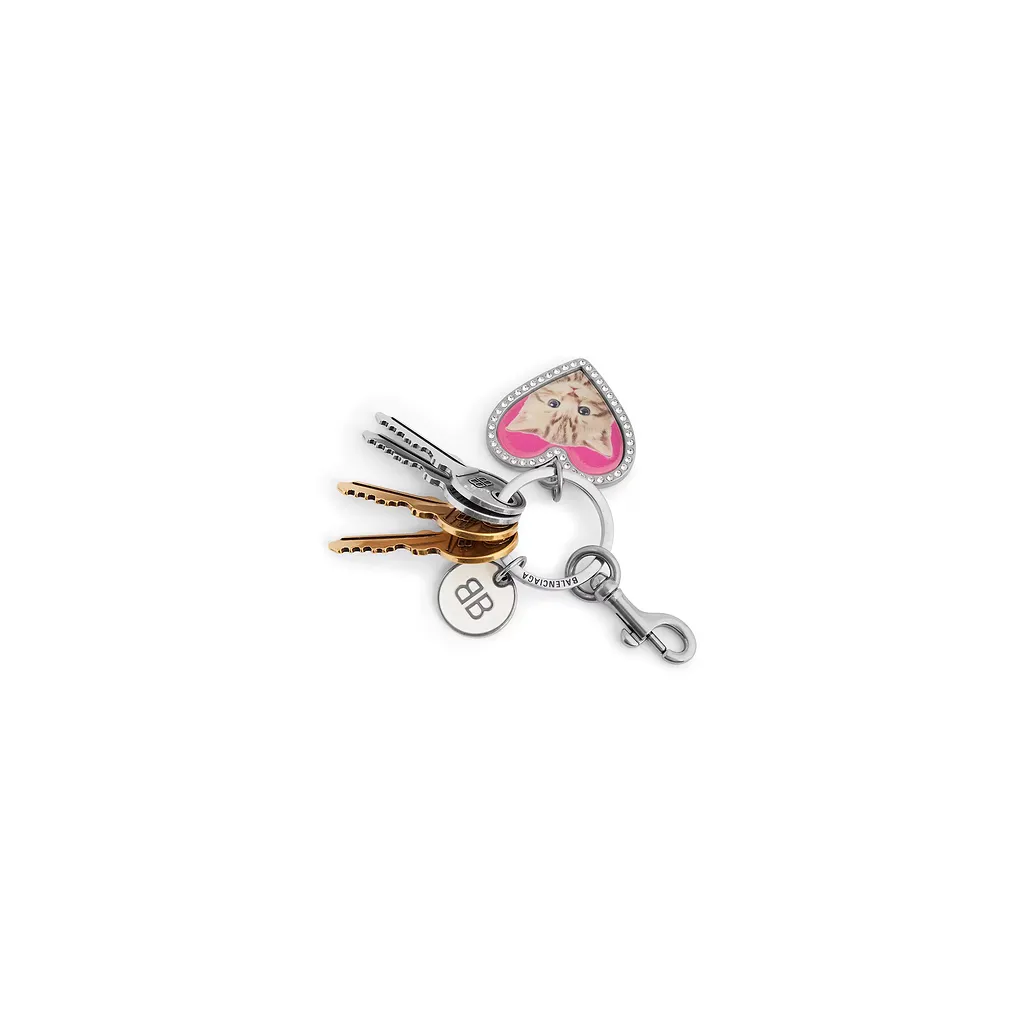 Heart Charm Keychain
