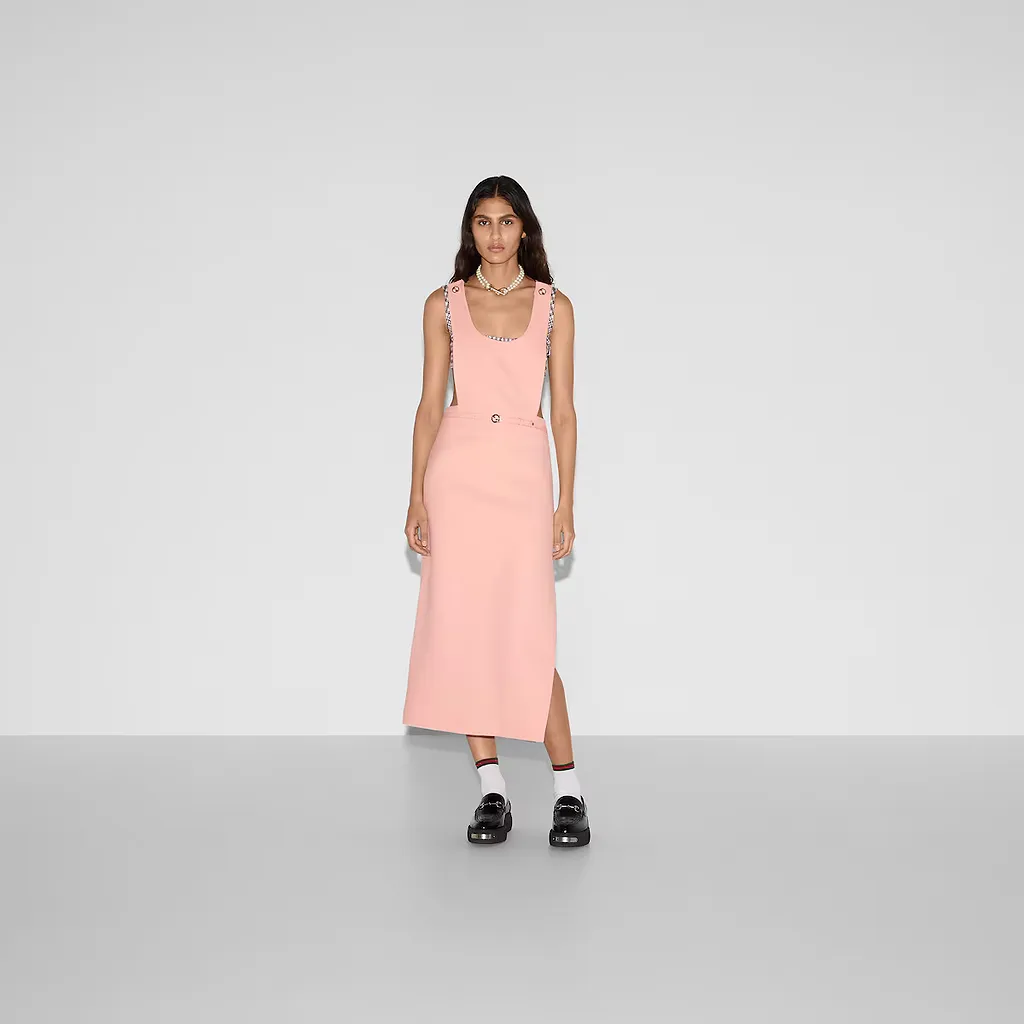 Wool Silk CrÊPe Dress