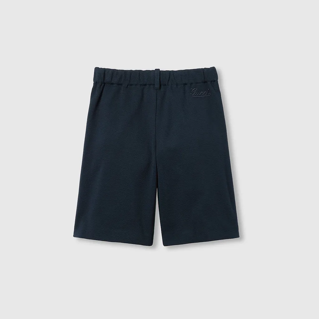 Children's Cotton Shorts With Embroidery
