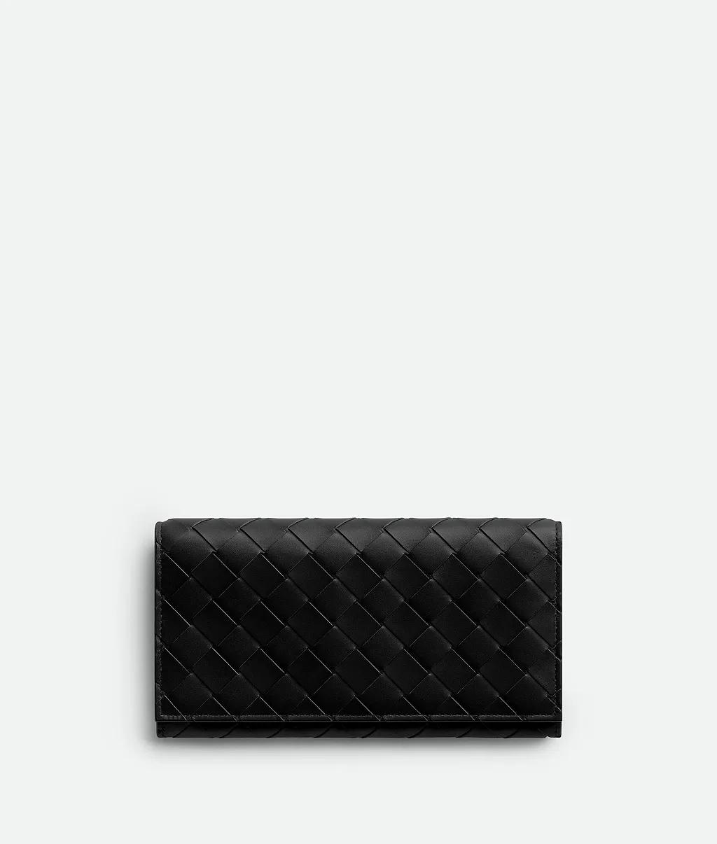 Intrecciato Long Wallet With Coin Purse