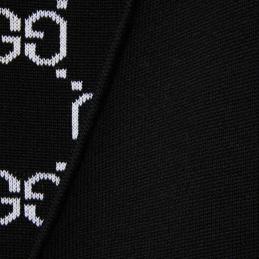 Reversible Gg Wool Cardigan