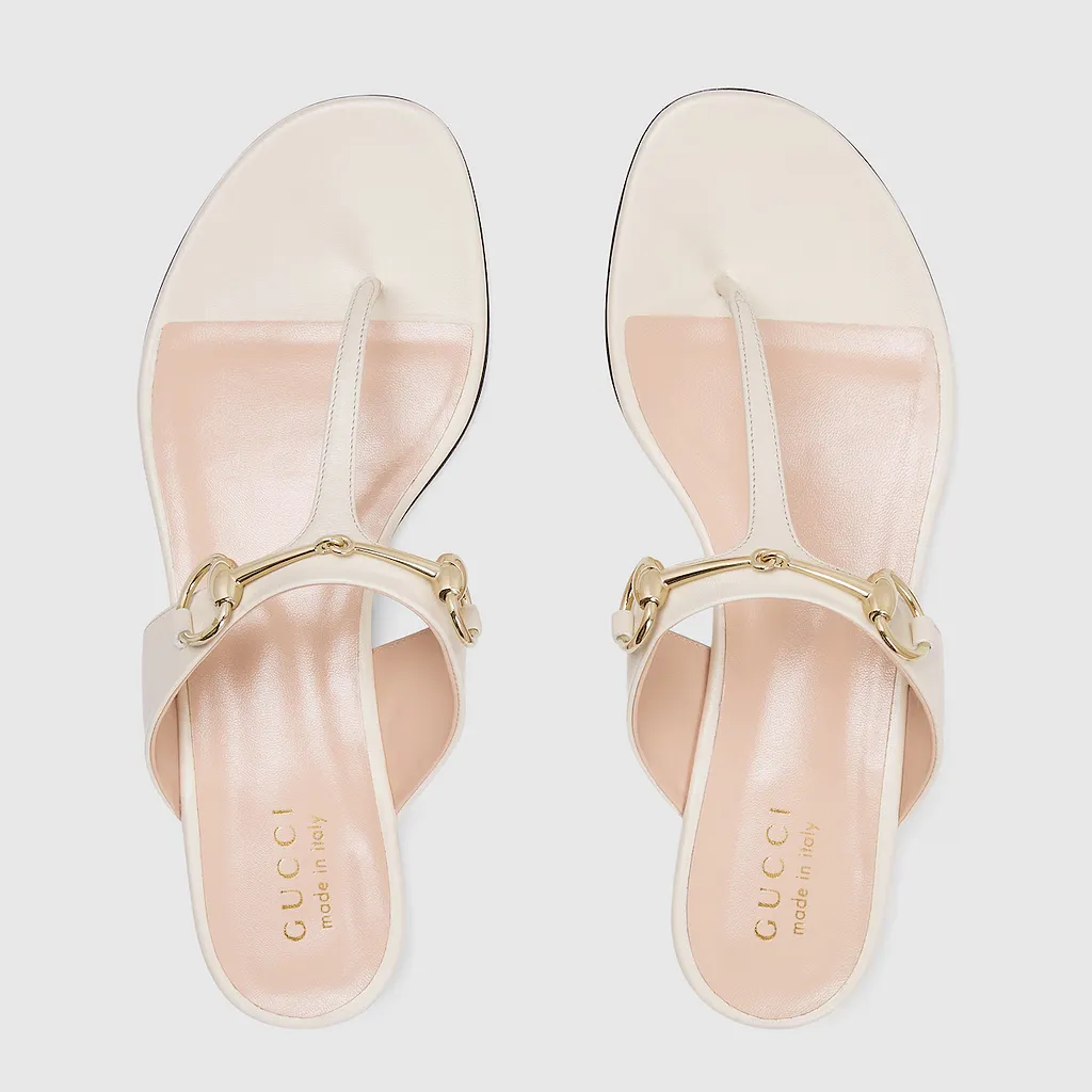 Thong Sandal With Horsebit
