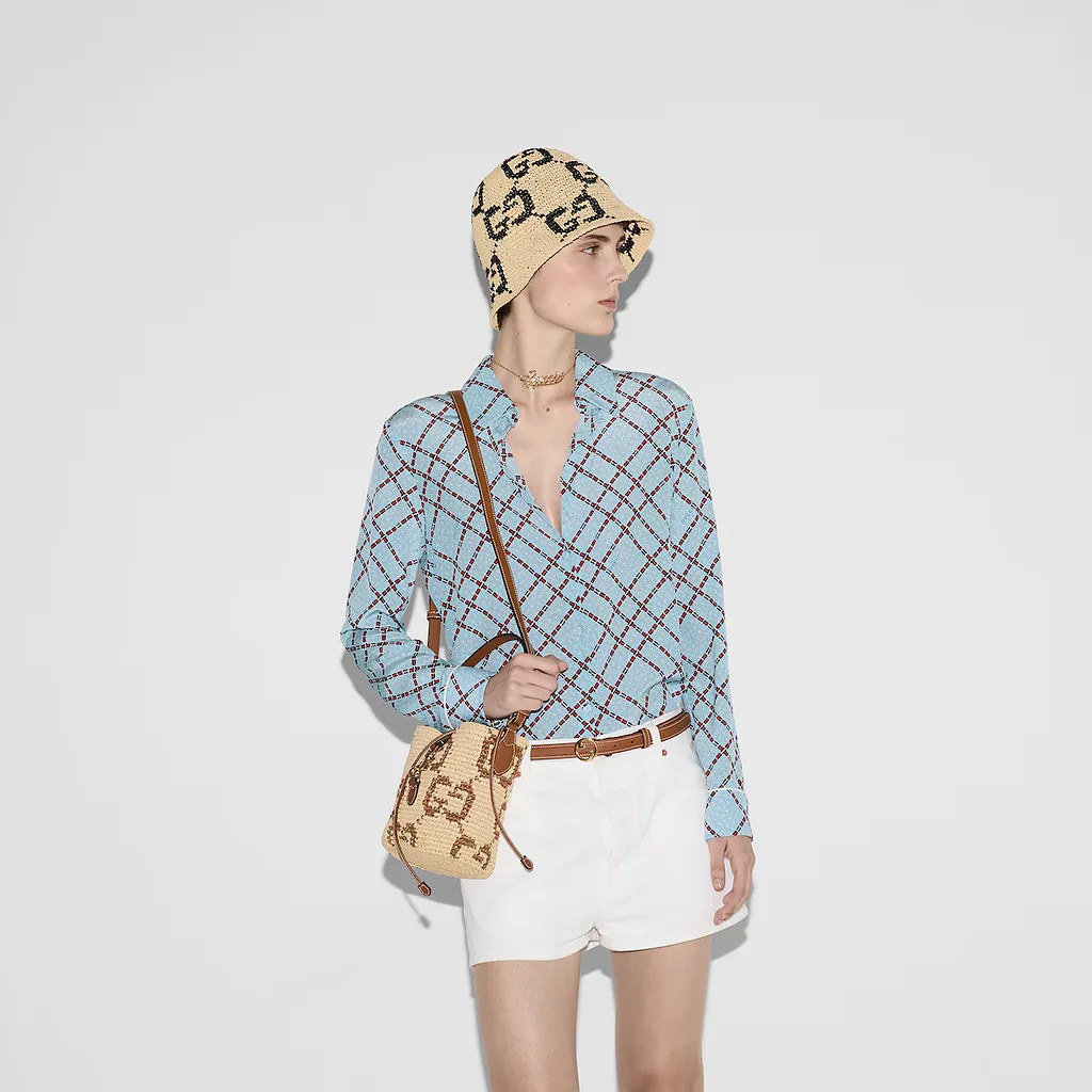 Printed Silk CrÊPe De Chine Shirt