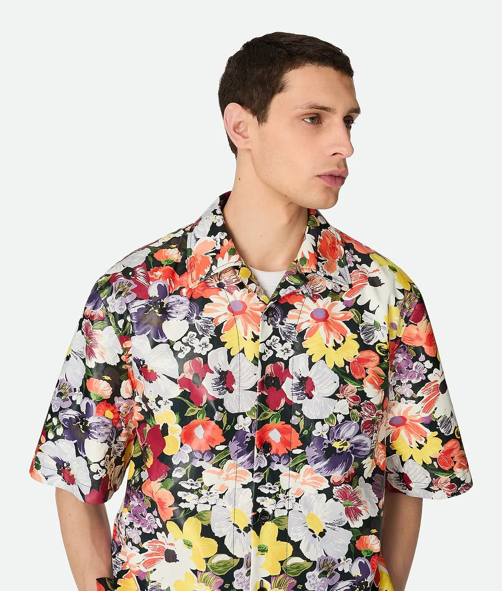 Printed Leather Shirt