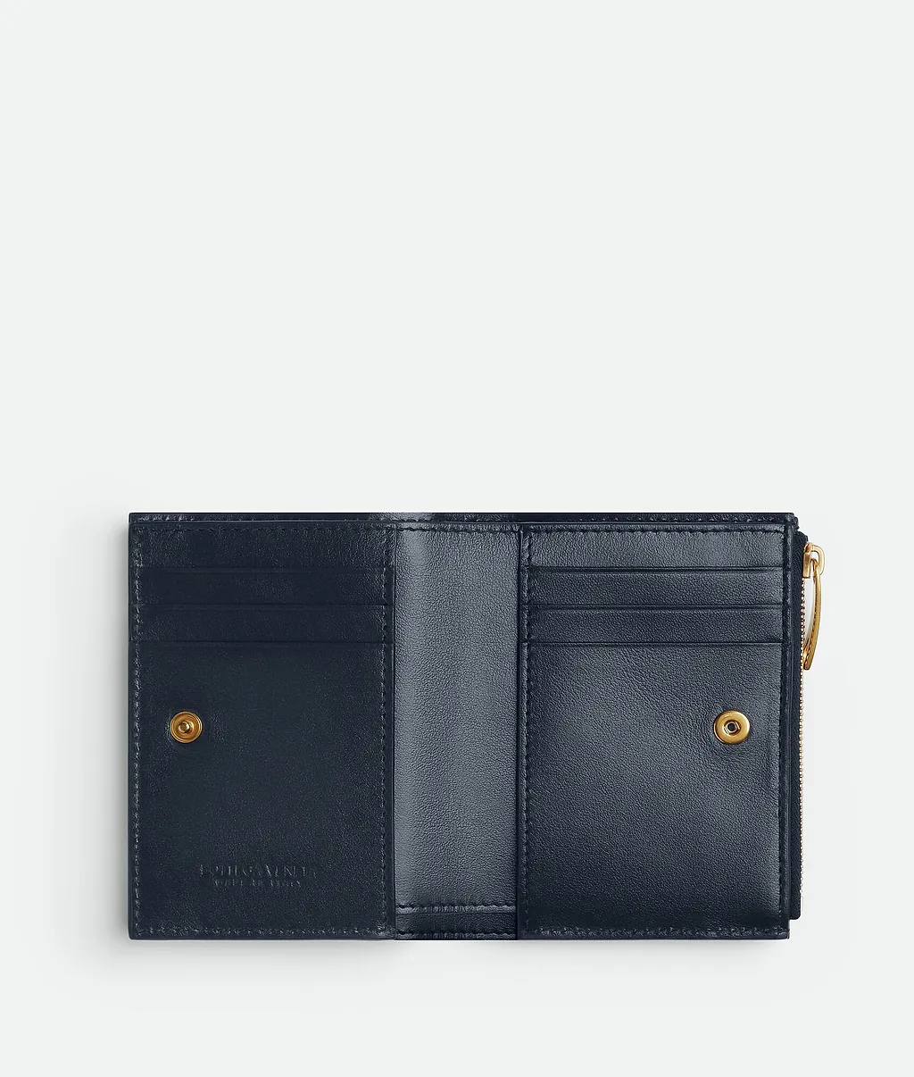 Intrecciato Small Bi-Fold Wallet