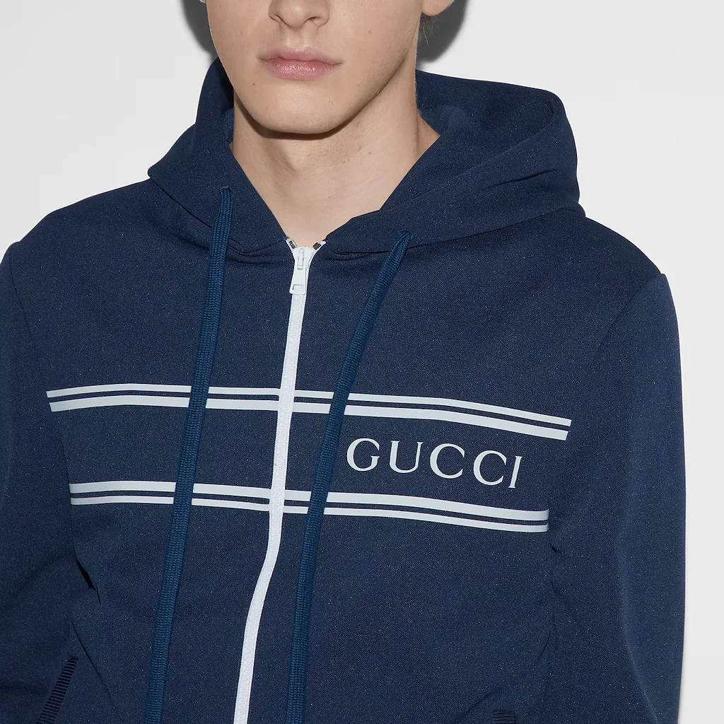 Technical Jersey Hooded Sweatshirt