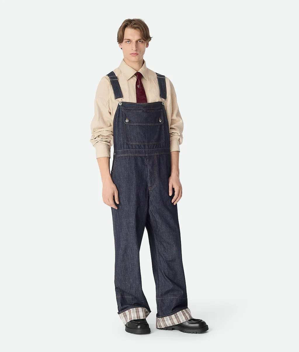 Rinsed Indigo Denim Jumpsuit
