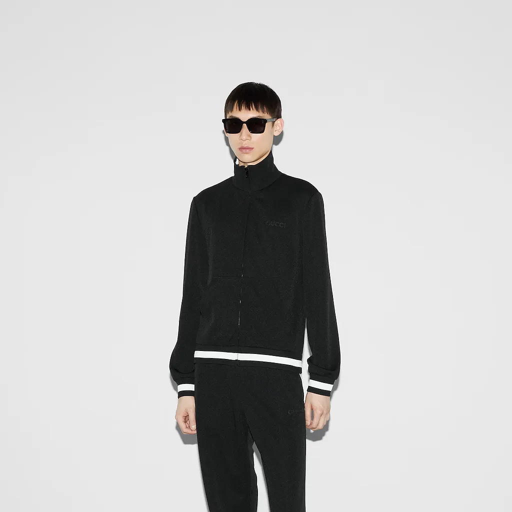 Technical Jersey Zip Jacket