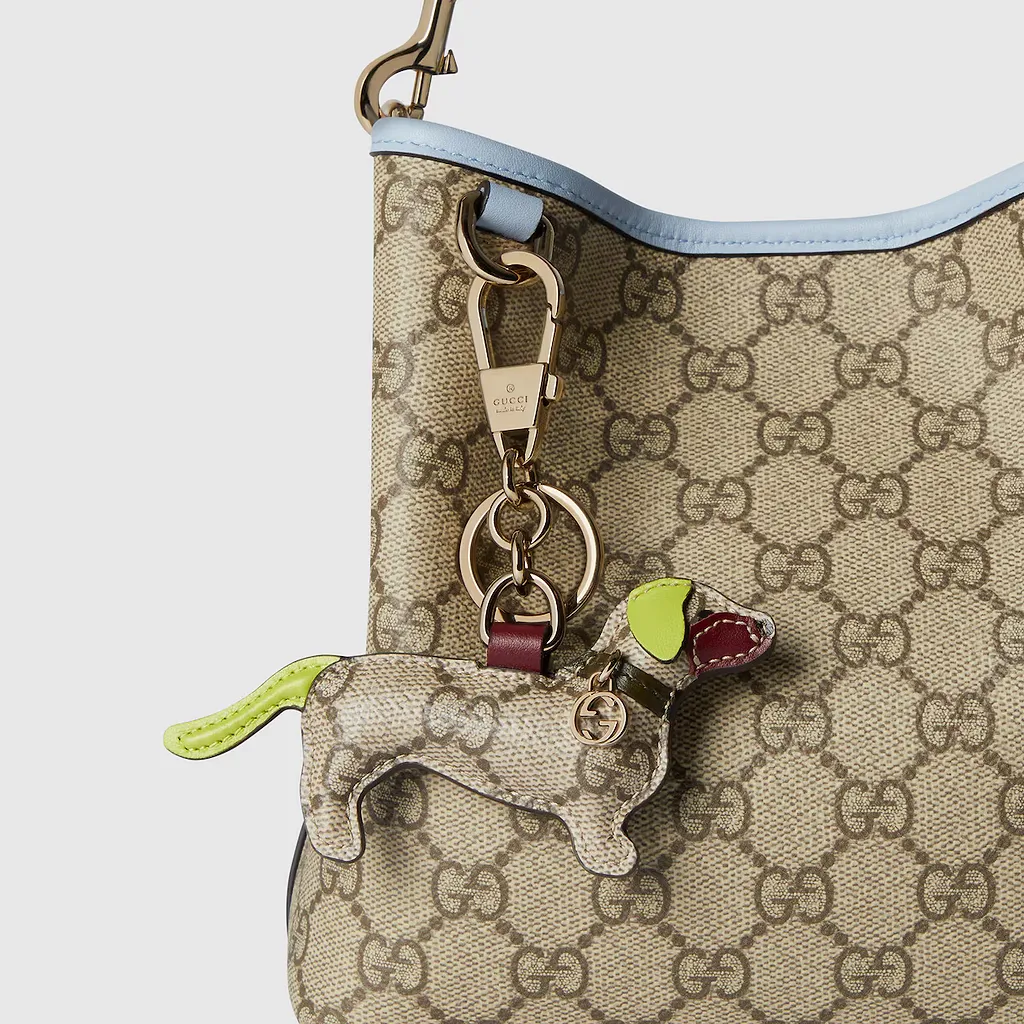 Dog-Shaped Bag Charm