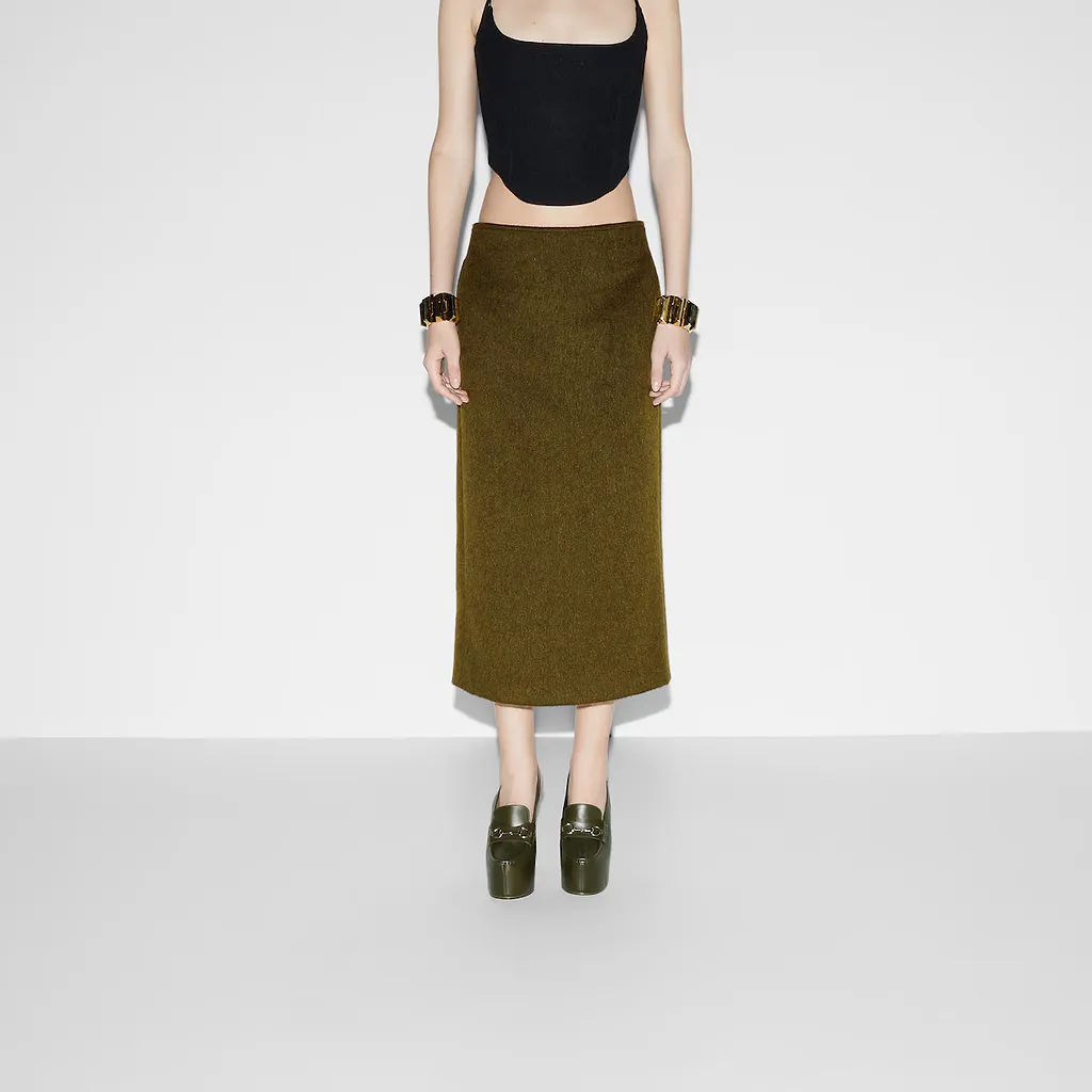 Wool Mohair Skirt