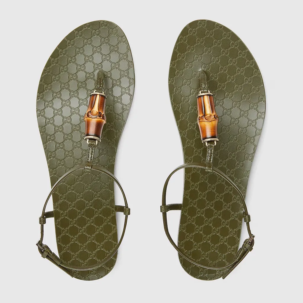 Thong Sandal With Bamboo