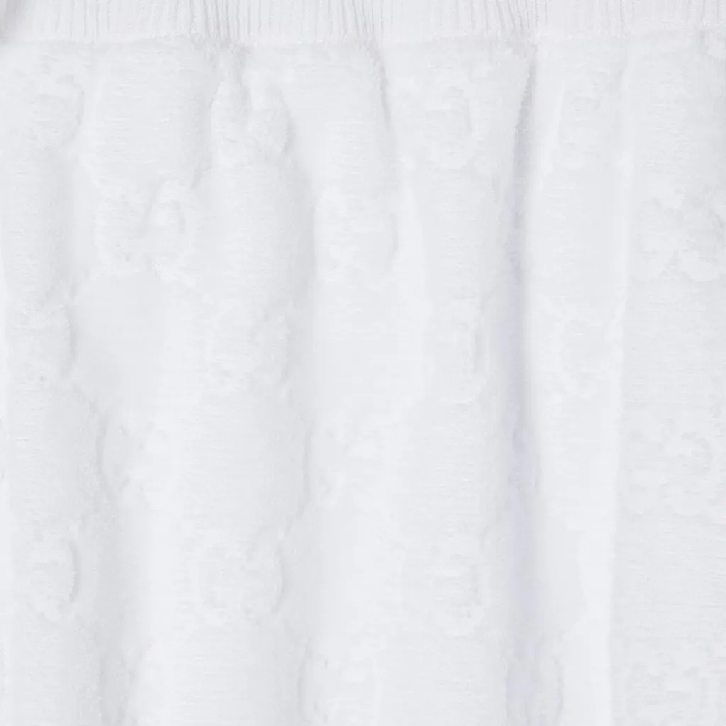 Gg Terry Cloth Short With Web