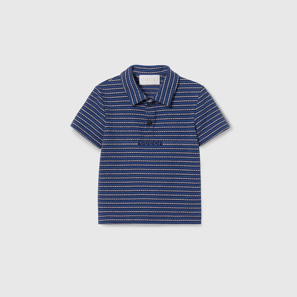 Baby Cotton Jersey Polo Shirt