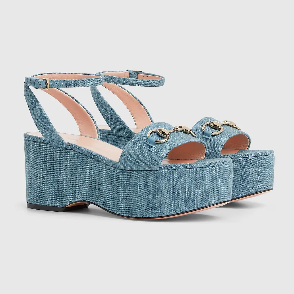 Horsebit Flatform Sandal